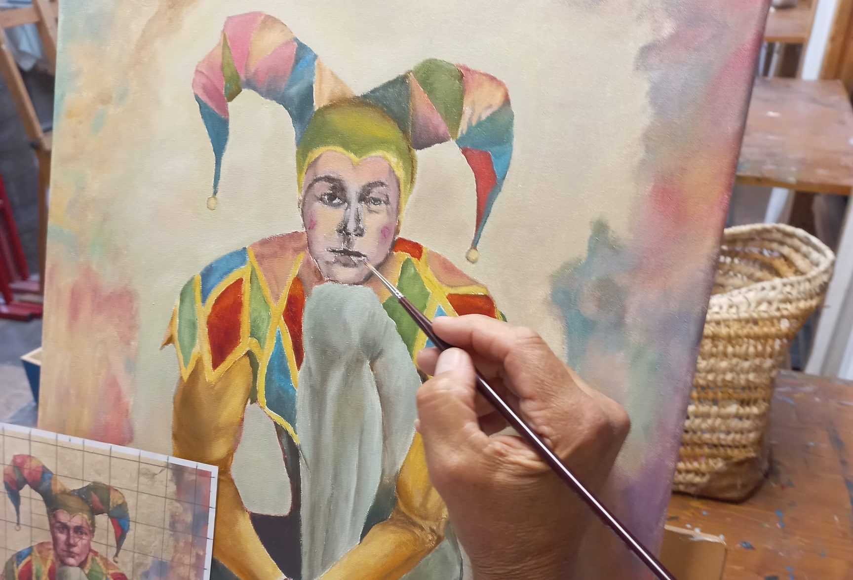 You are currently viewing Cours de peinture avec Géraldine Es-Borrat